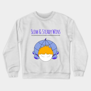 Slow & Steady Wins The Race Boy Turtle Crewneck Sweatshirt